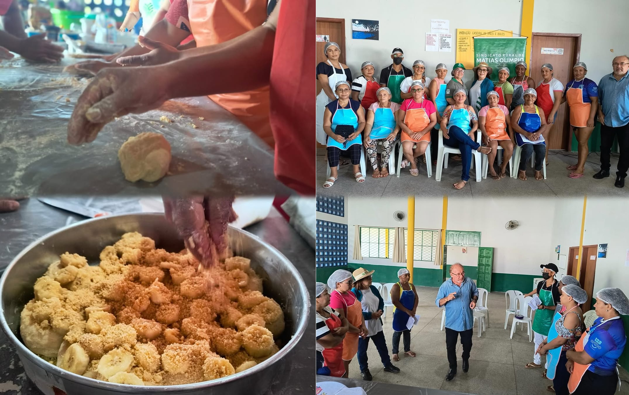 Curso de Pães e Bolos Caseiros oferece qualificação profissional para moradores de Porto Curso de Pães e Bolos Caseiros oferece qualificação profissional para moradores de Porto