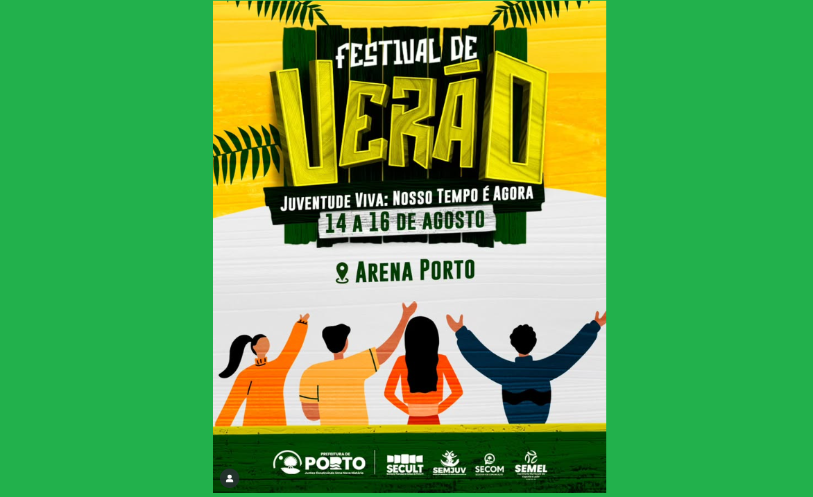 🎉 Festival de Verão 2025 🌞 🎉 Festival de Verão 2025 🌞